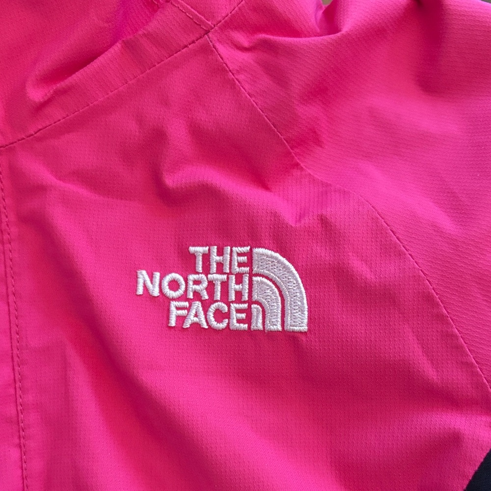 The North Face Kids Fuchsia and Black Raincoat - Picture 2 of 6